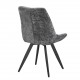 Chair ART Dark Brown / Gray