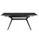 Table MILS 130-170×80 Ceramic Dark Gray