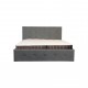 Bed with Storage Poga Light gray