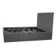 Bed with Storage Stef Light gray