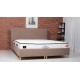 Bed with Storage Mika Classic Light gray