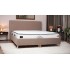Bed with Storage Mika Classic Light gray