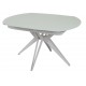 Table HT93018 130-190x100 Glass White