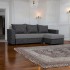 Corner Sofa Lugan Combination of light and dark gray