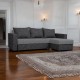 Corner Sofa Lugan Combination of light and dark gray
