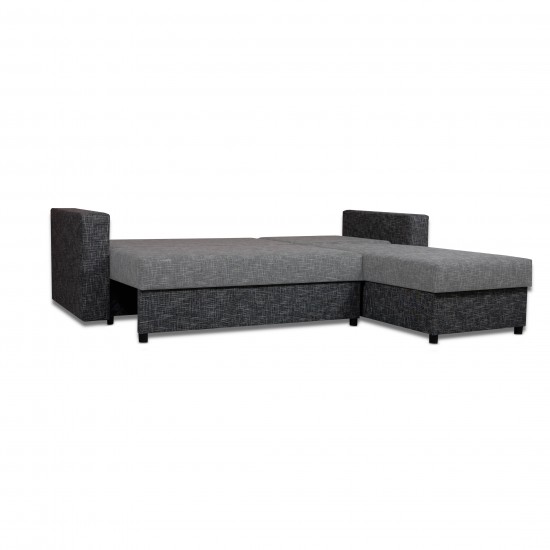 Corner Sofa Lugan Combination of light and dark gray