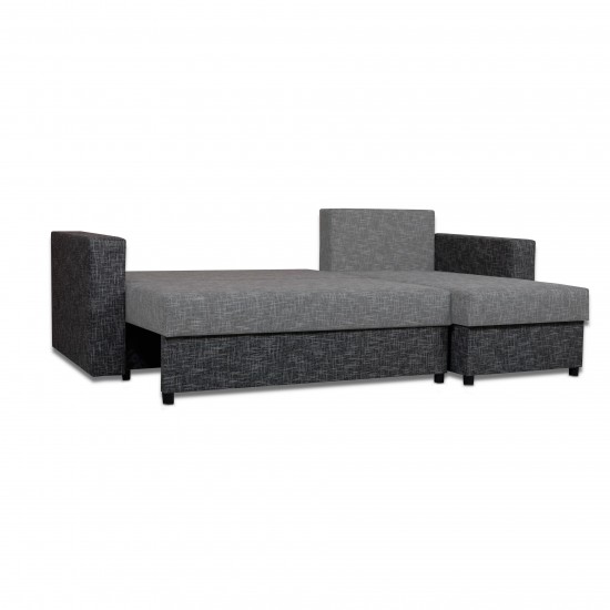 Corner Sofa Lugan Combination of light and dark gray