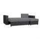 Corner Sofa Lugan Combination of light and dark gray