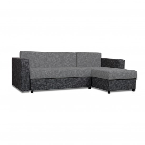 Corner Sofa Lugan Combination of light and dark gray
