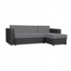 Corner Sofa Lugan Combination of light and dark gray