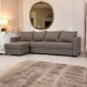 Corner Sofa Lugan+ Dark beige