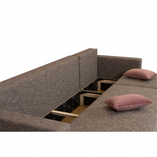 Corner Sofa Lugan+ Dark beige