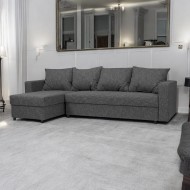 Corner Sofa Lugan+ Dark gray