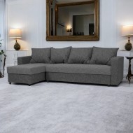 Corner Sofa Lugan+ Combination of light and dark gray