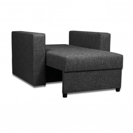 Kresls Lura Tumši pelēks