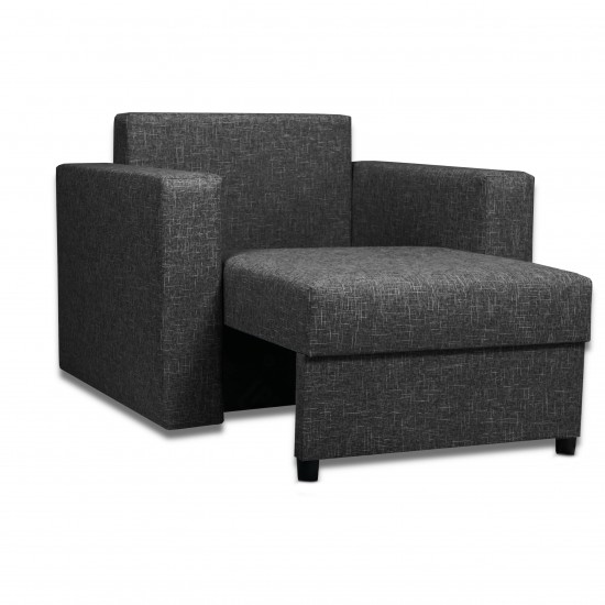 Kresls Lura Tumši pelēks