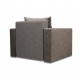 Armchair Lura Combination of light and dark beige