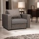Armchair Lura Combination of light and dark beige