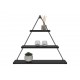 Wall shelf MOSET Black