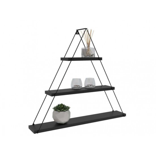 Wall shelf MOSET Black