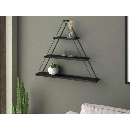 Wall shelf MOSET Black