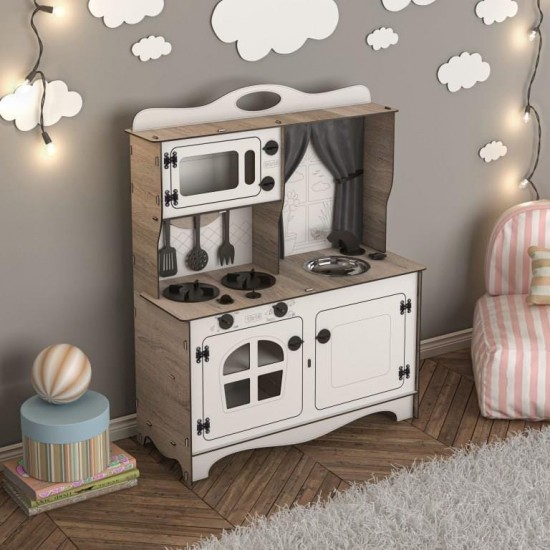 Bērnu virtuve MINI CHIEF Sonoma White