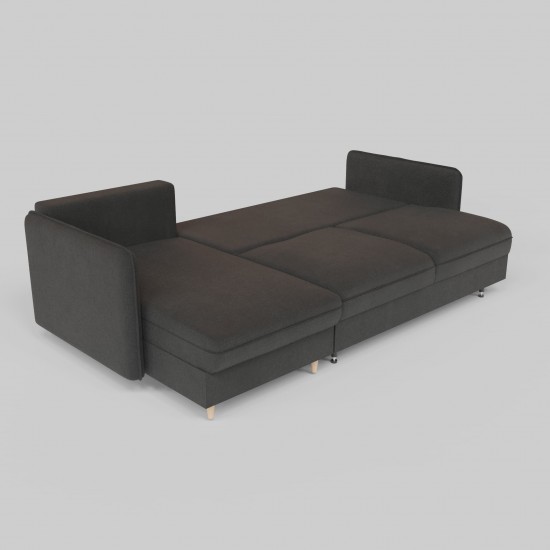 Corner sofa Mika & Co Dark gray