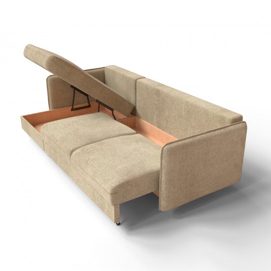 Stūra divāns Mika & Co Bēšs