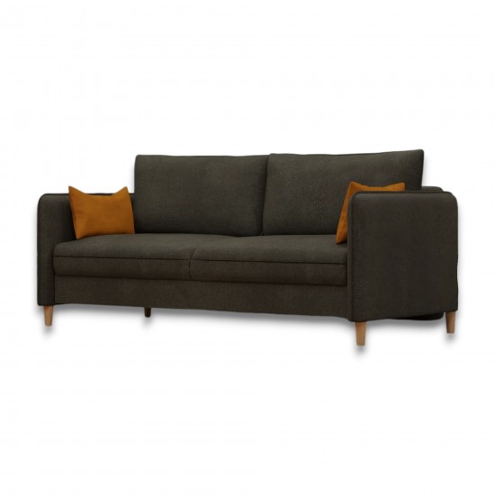 Divāns-gulta Mika Gaiši pelēka