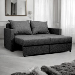Moduļu dīvāns Mira 2X Tumši pelēks