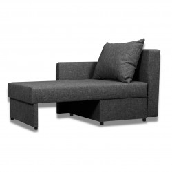 Bērnu Dīvāns–Gulta Mira Tumši pelēks