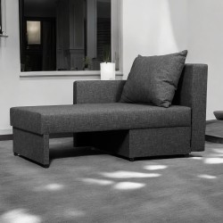 Bērnu Dīvāns–Gulta Mira Tumši pelēks