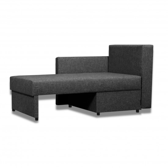 Bērnu Dīvāns–Gulta Mira Tumši pelēks