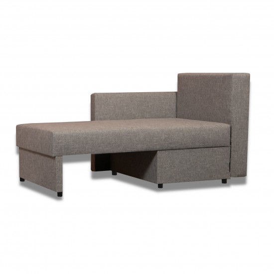 Bērnu Dīvāns–Gulta Mira Gaiši pelēka