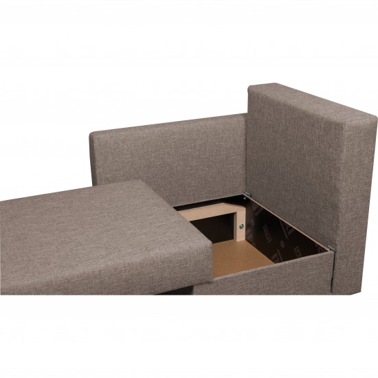 Bērnu Dīvāns–Gulta Mira Gaiši bēšs