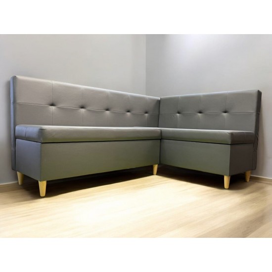 Compact Kitchen Sofa with Storage Drawers Nikoletti