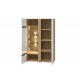 Adagio 03 Left castello oak - display cabinet