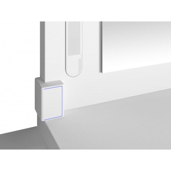 BIJOU 01 Alpine white - tualetes galdiņš