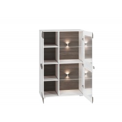 BLANCO 05-01 snow pine/MDF new gray - chest of drawers