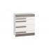 BLANCO 08 snow pine/MDF new gray - chest of drawers