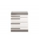 BLANCO 08 snow pine/MDF new gray - chest of drawers