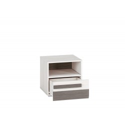 BLANCO 18 snow pine/MDF new gray - bedside table