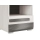 BLANCO 18 snow pine/MDF new gray - bedside table