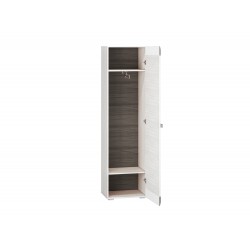 BLANCO 19 snow pine/MDF new gray - wardrobe