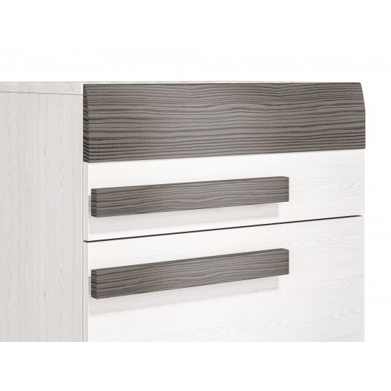 BLANCO 20N snow pine/MDF new gray - shoe cabinet