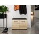 Caro 02 Sonoma light - shoe cabinet