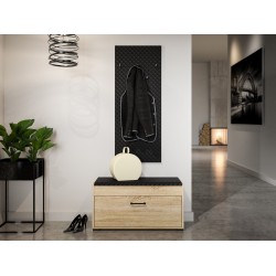 Caro 19 Black - polsterēts pakaramais