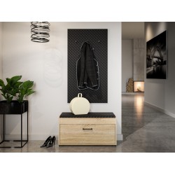 Caro 20 Black - polsterēts pakaramais