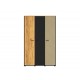 Colt 01 Gold craft oak/black-premium steel - 3D wardrobe