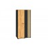 Colt 02 Gold craft oak/black - premium steel - 2D wardrobe